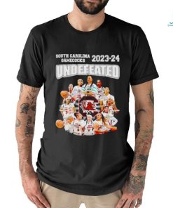 South Carolina Gamecocks 2023 2024 undefeated players shirt