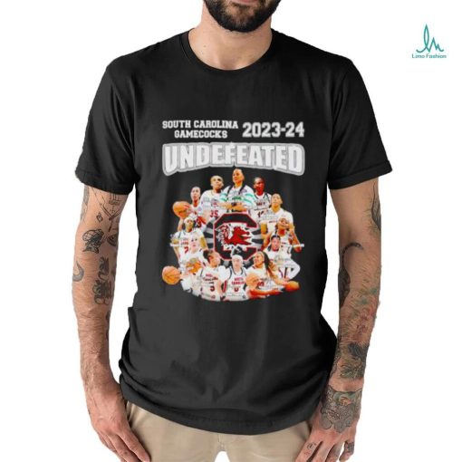 South Carolina Gamecocks 2023 2024 undefeated players shirt