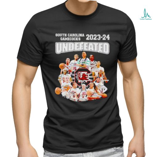 South Carolina Gamecocks 2023 2024 undefeated players shirt