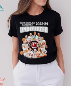 South Carolina Gamecocks 2023 24 undefeated signatures shirt