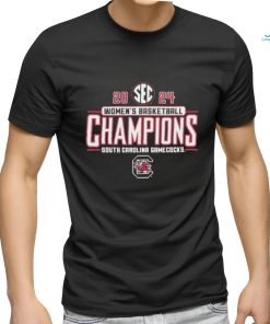 South Carolina Gamecocks 2024 SEC Women’s Basketball Regular Season Champions Locker Room Shirt