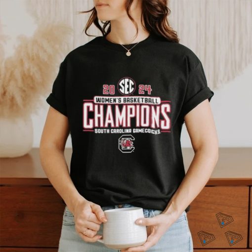 South Carolina Gamecocks 2024 SEC Women’s Basketball Regular Season Champions Locker Room Shirt