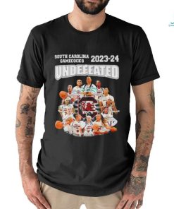 South Carolina Gamecocks women’s basketball 2023 24 undefeated shirt