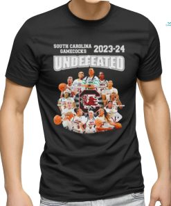 South Carolina Gamecocks women’s basketball 2023 24 undefeated shirt