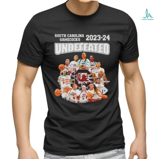 South Carolina Gamecocks women’s basketball 2023 24 undefeated shirt