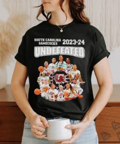 South Carolina Gamecocks women’s basketball 2023 24 undefeated shirt