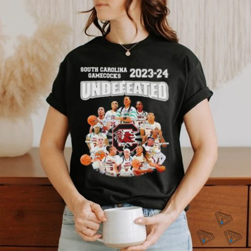 South Carolina Gamecocks women’s basketball 2023 24 undefeated shirt