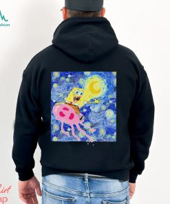 SpongeBob SquarePants Jellyfish Fields Starry Night shirt