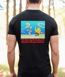 SpongeBob SquarePants SpongeBob Squidward Pizza shirt