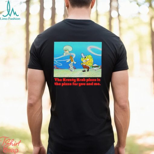 SpongeBob SquarePants SpongeBob Squidward Pizza shirt