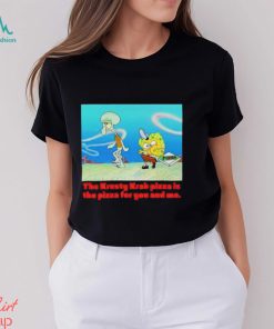 SpongeBob SquarePants SpongeBob Squidward Pizza shirt