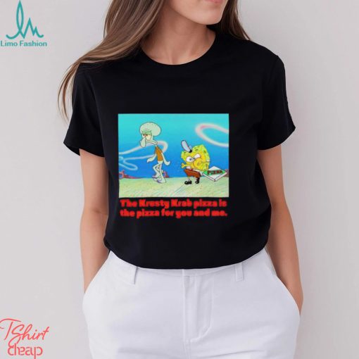 SpongeBob SquarePants SpongeBob Squidward Pizza shirt