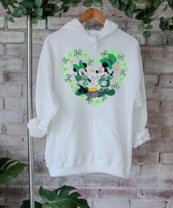 St Patricks Day Disney Minnie Mickey Lucky Heart shirt