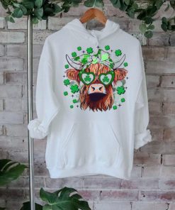 St Patricks Day Highland Cow shirt