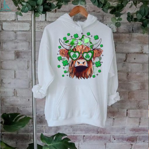 St Patricks Day Highland Cow shirt