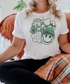 St Patricks Day Lucky Mama Shamrock shirt