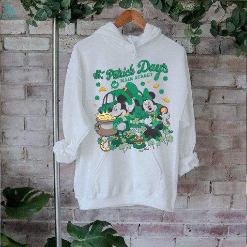 St Patricks Day On Main Street Mickey And Minnie shirt