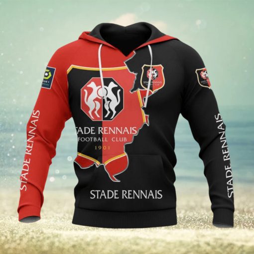 Stade Rennais F.C Printing Hoodie, For Men And Women