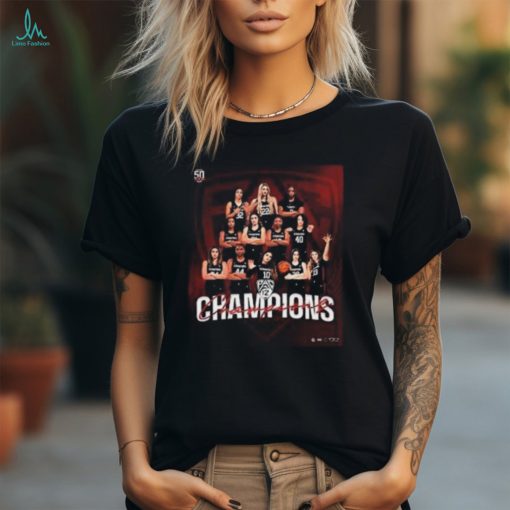 Stanford Cardinal Basketball WBB PAC 12 Champions Go Stanford NCAA T Shirt