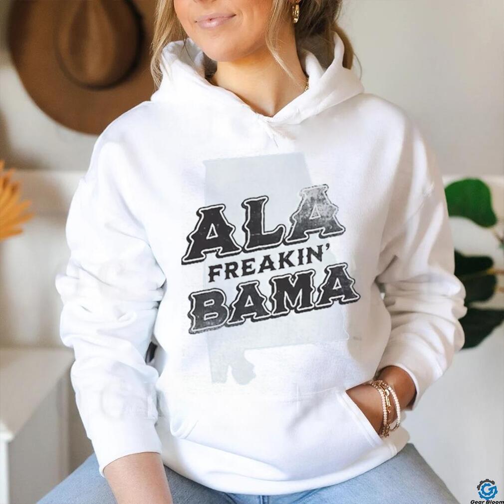 State Life Women's Alabama Freakin Short Sleeve Graphic T shirt State Life Women's Alabama Freakin Short Sleeve Graphic T shirt