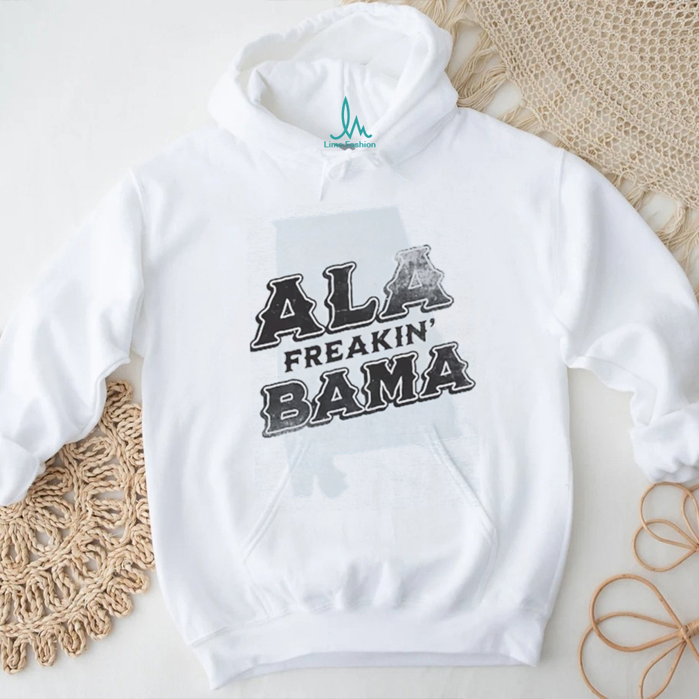 State Life Women's Alabama Freakin Short Sleeve Graphic T shirt State Life Women's Alabama Freakin Short Sleeve Graphic T shirt