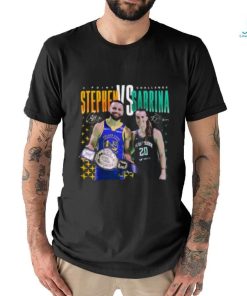 Steph Curry Sabrina Ionescu T shirt