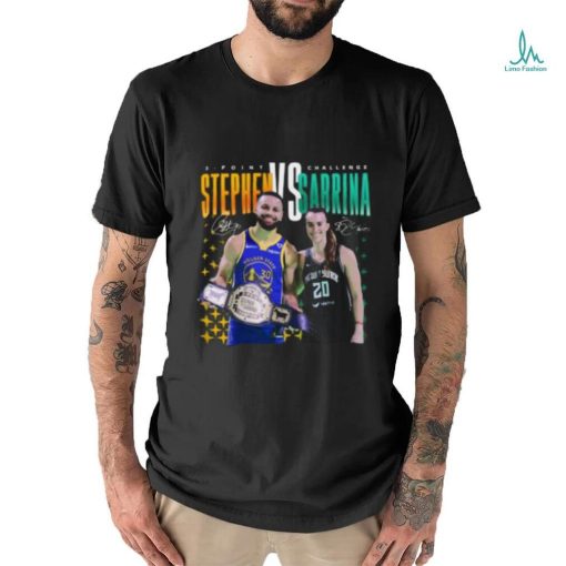 Steph Curry Sabrina Ionescu T shirt