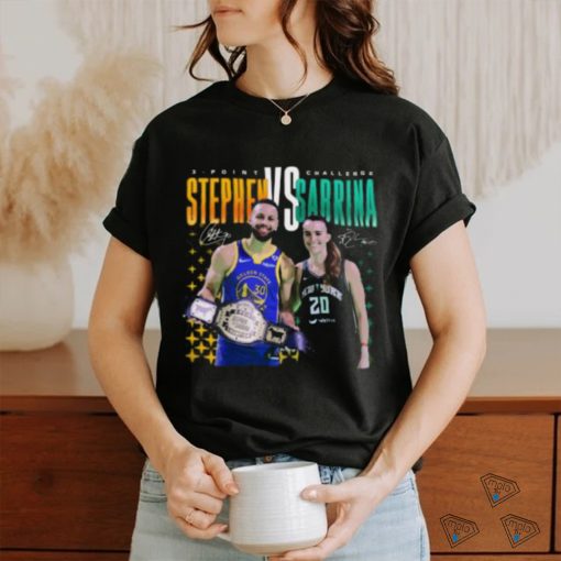 Steph Curry Sabrina Ionescu T shirt