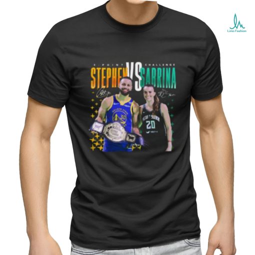 Steph Curry Sabrina Ionescu T shirt