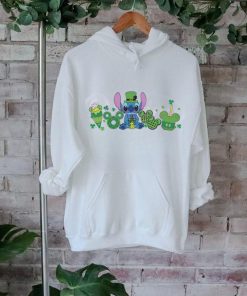 Stitch Patricks Day Snack Shamrock shirt