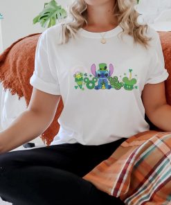 Stitch Patricks Day Snack Shamrock shirt