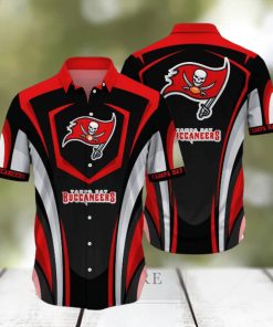 Striped Style Tampa Bay Buccaneers Nfl Hawaiian Shirt 3D All Printed Aloha Shirt For Men Women