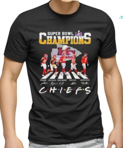 Super Bowl LVIII Champions Kansas City Chiefs Friends Abbey Road Signatures Shirt