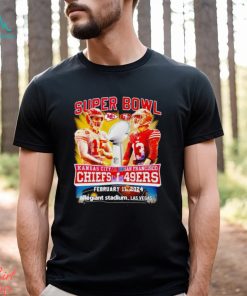Super Bowl LVIII Kansas City Chiefs Patrick Mahomes vs Brock Purdy San Francisco 49ers shirt