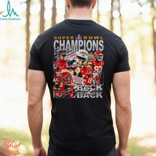 Super Bowl LVIII Kansas City Chiefs back to back 2024 shirt