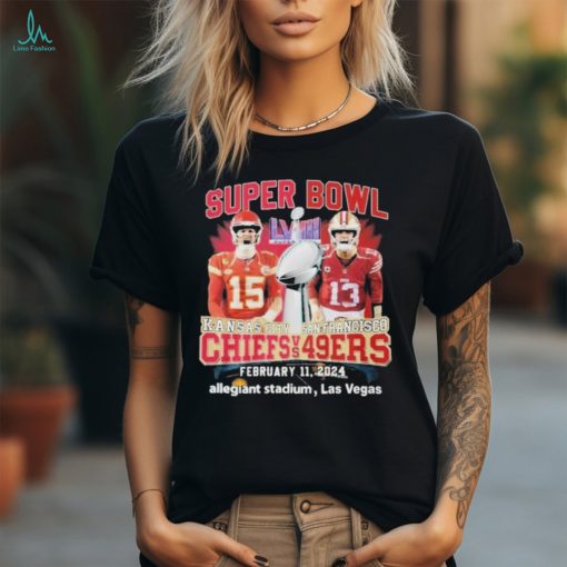 Super Bowl LVIII Kansas City vs San Francisco Feb 11 2024 Las Vegas Shirt