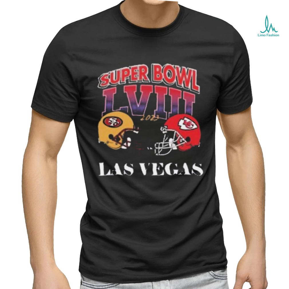 Super Bowl LVIII Las Vegas 2023 Kansas City Chiefs Vs San Francisco 49ers Shirt Super Bowl LVIII Las Vegas 2023 Kansas City Chiefs Vs San Francisco 49ers Shirt