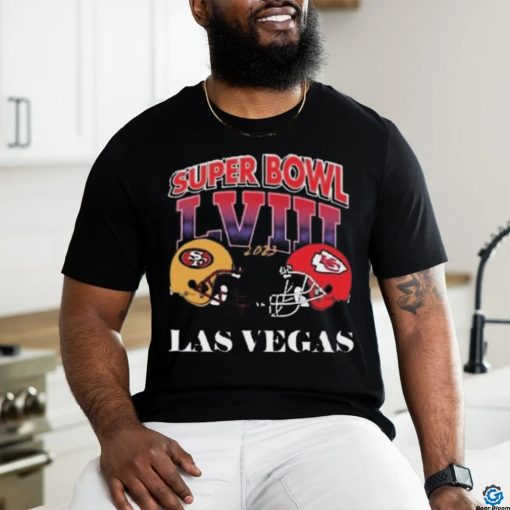 Super Bowl LVIII Las Vegas 2023 Kansas City Chiefs Vs San Francisco 49ers Shirt