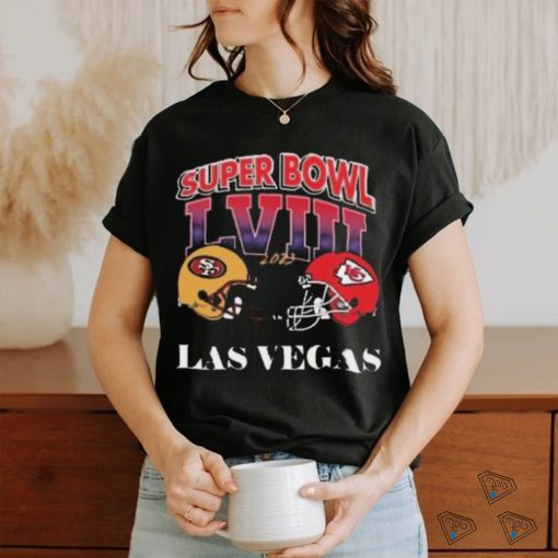 Super Bowl LVIII Las Vegas 2023 Kansas City Chiefs Vs San Francisco 49ers Shirt