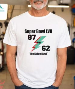 Super Bowl lviii 87 vs 62 the Kelce Bowl Shirt