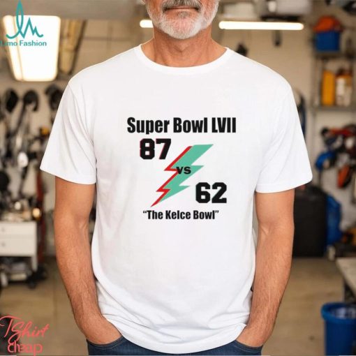 Super Bowl lviii 87 vs 62 the Kelce Bowl Shirt