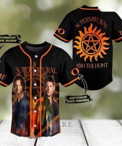 Supernatural Join The Hunt Custom Baseball Jersey