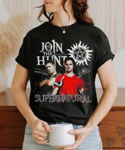 Supernatural Join The Hunt Jensen Ackles And Jared Padalecki Signatures Shirt