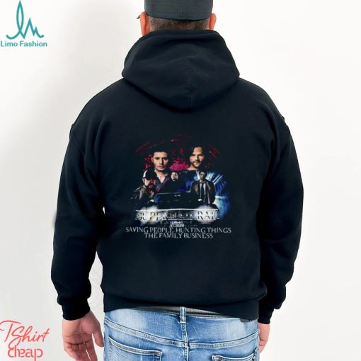 Supernatural Saying People Hunting Things The Family Business T Shirt