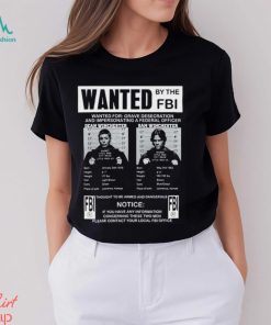 Supernatural Wanted By The Fbi T Shirt