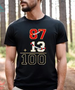 Swiftie 87 + 13 = 100 Taylor Travis end game Shirt
