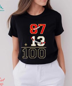 Swiftie 87 + 13 = 100 Taylor Travis end game Shirt