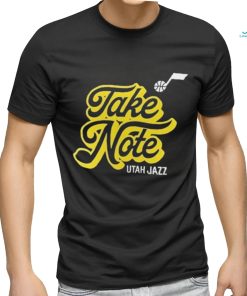 Take Note Utah Jazz Basketball Shirt