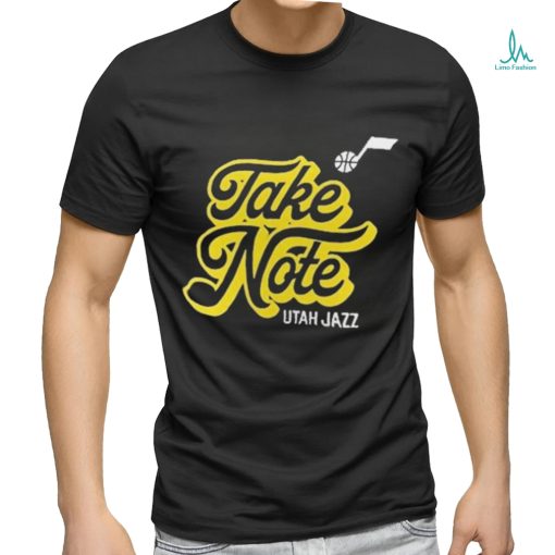 Take Note Utah Jazz Basketball Shirt