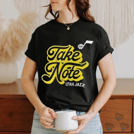 Take Note Utah Jazz Basketball Shirt